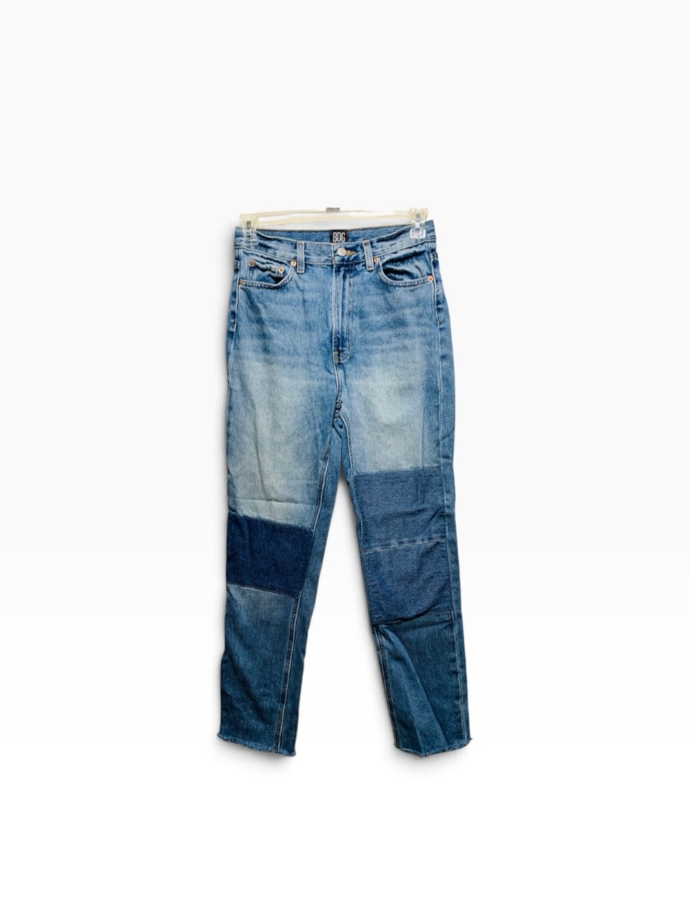 Womens Urban Outfitters BDG Patchwork Slim Straight Denim Pants Sz 28-28